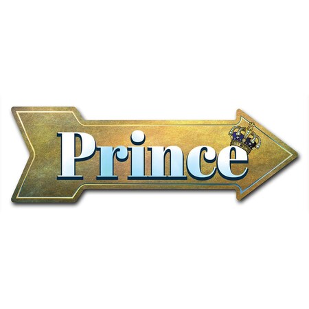 Prince Arrow Decal Funny Home Decor 18in Wide